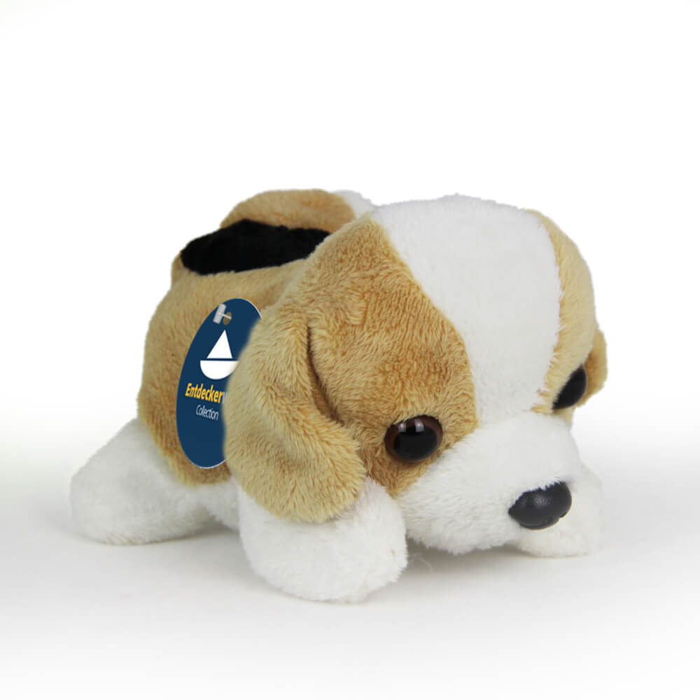 Stofftier Beagle liegend (ca. 12 cm)